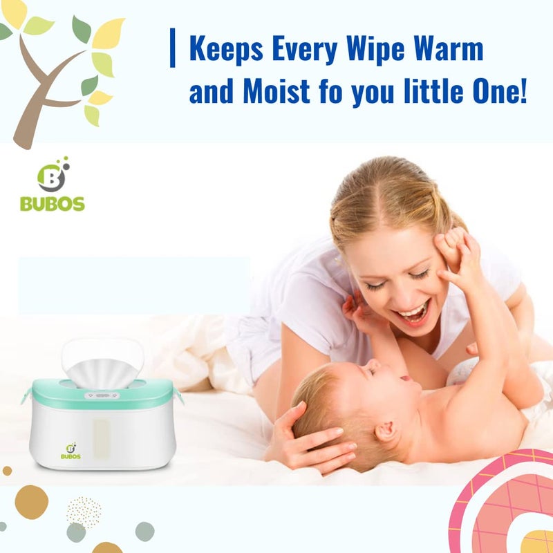 B Bubos Bubos Upgraded Baby Wipe Warmer and Wet Wipes Dispenser with Advanced LED Night Light - Image 3