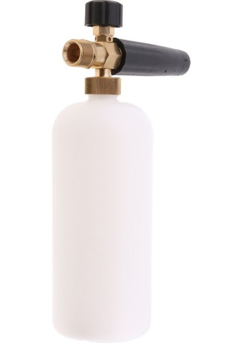High-pressure foam cleaning gun Car wash water gun pure copper connector PA foam pot adapter M22 to G1/4 Suitable for black cat washing machine S5 external G1/4 to external M22-14 - Image 1