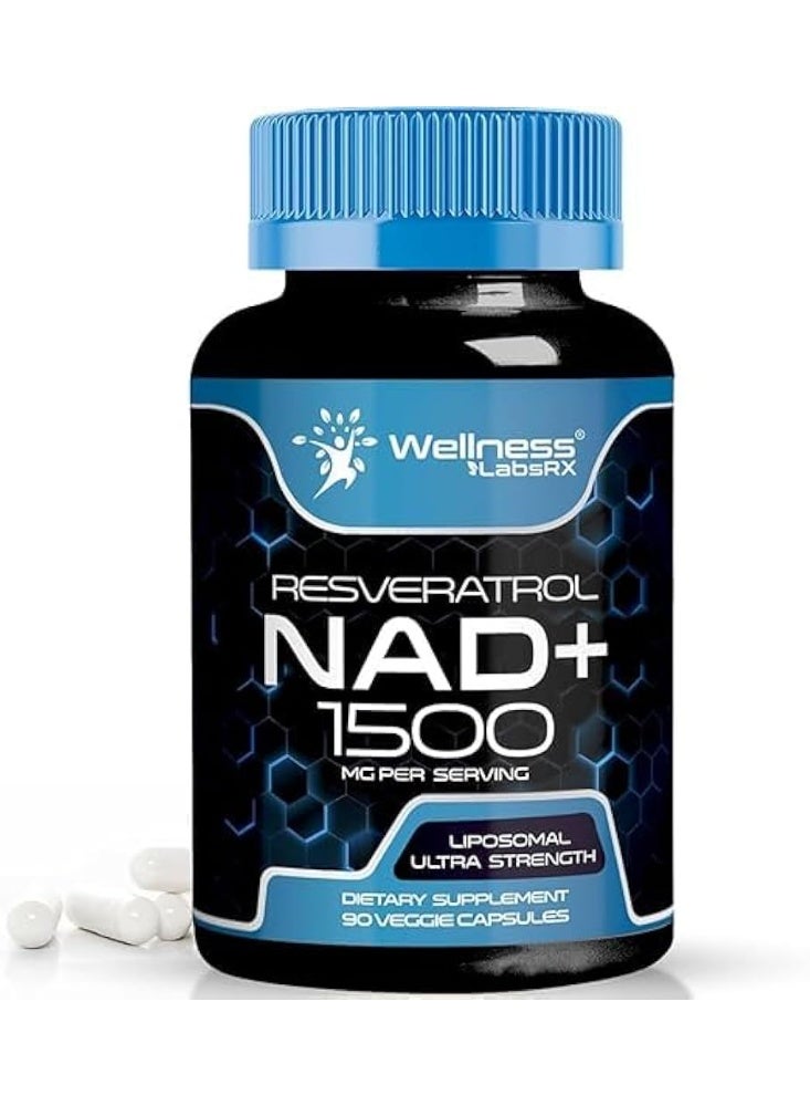 ناو إن إيه دي بلس (NAD+) لدعم الطاقة والحيوية 1500 ملغ – 90 كبسولة