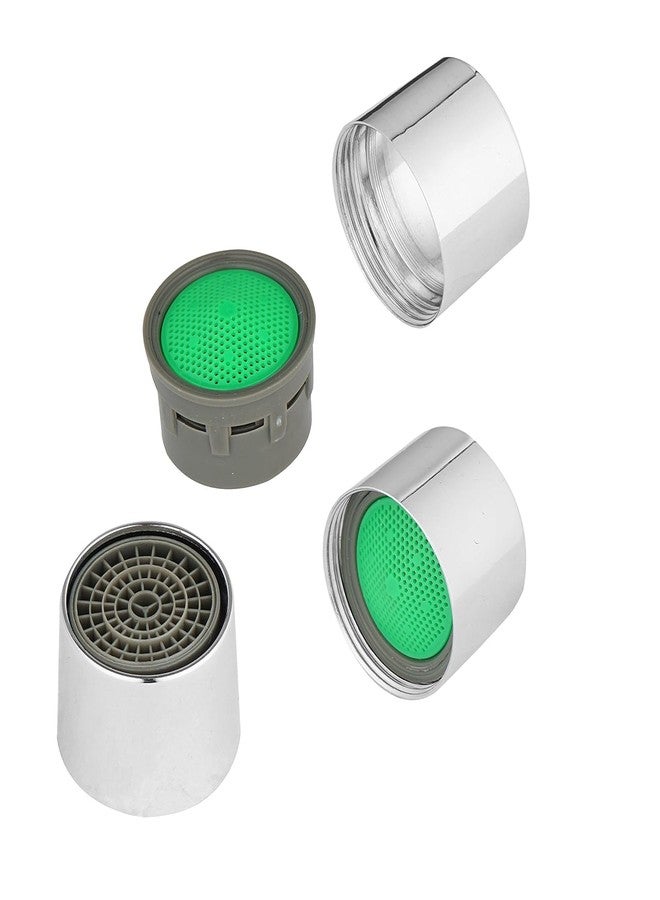 PICK - UP 𝗣𝗜𝗖𝗞 𝗨𝗣® Brass, Replacement Tap Aeartor With Foam Flow For F22mm Thread, Silver (5-Piece Set) 𝗙𝗿𝗲𝗲 1-Taflon Tape. - Image 3