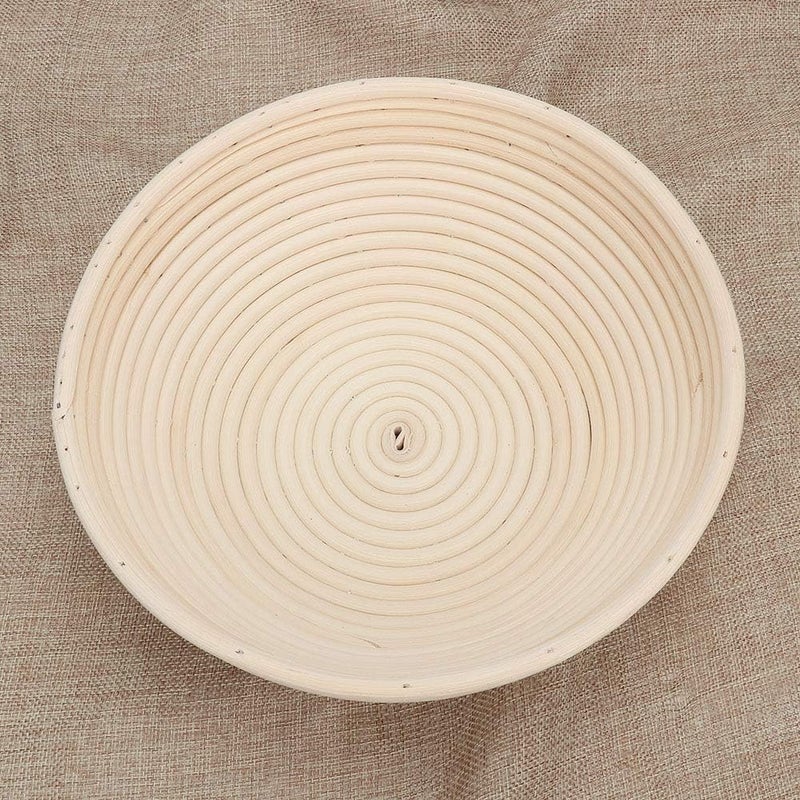 Banneton Bread Proofing Basket Set, Rattan Round Brotform for Sourdough, Handcrafted Natural Cane Dough Rising Bowl with Smooth Non - Stick Surface for Home and Professional Bakers (22X8.5) - Image 2