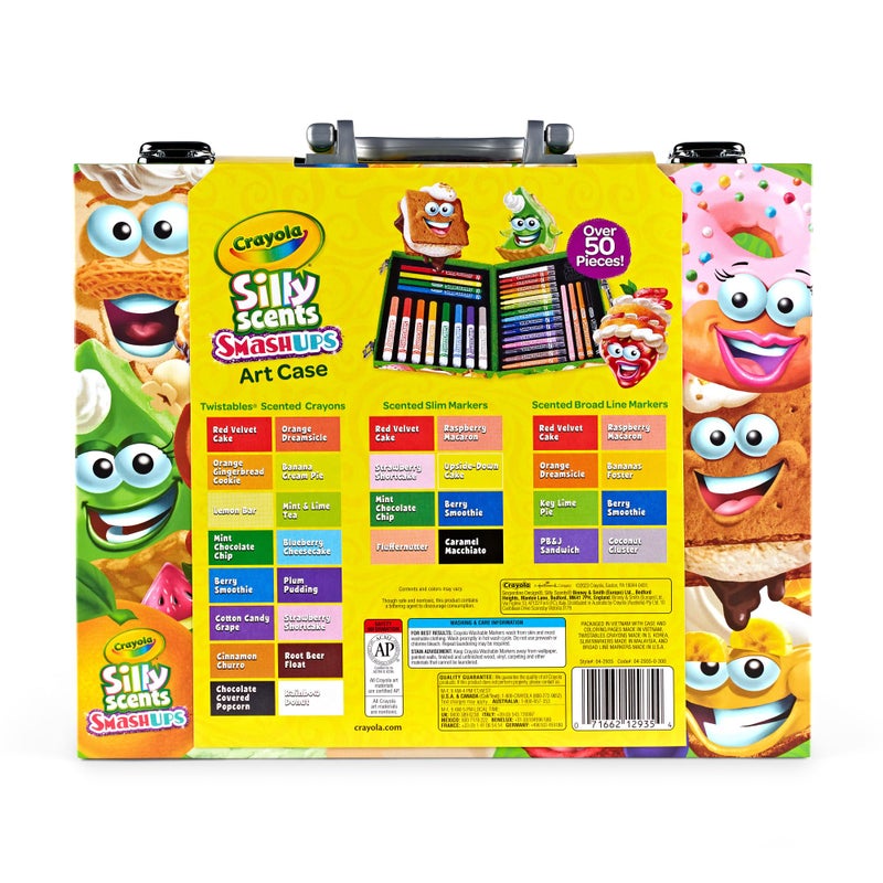 Crayola Silly Scents Mini Inspiration Art Case, Scented Crayons & Markers Set, Art Kit for Kids, Coloring Supplies, Travel Gifts for Kids, Ages 4+ - Image 3