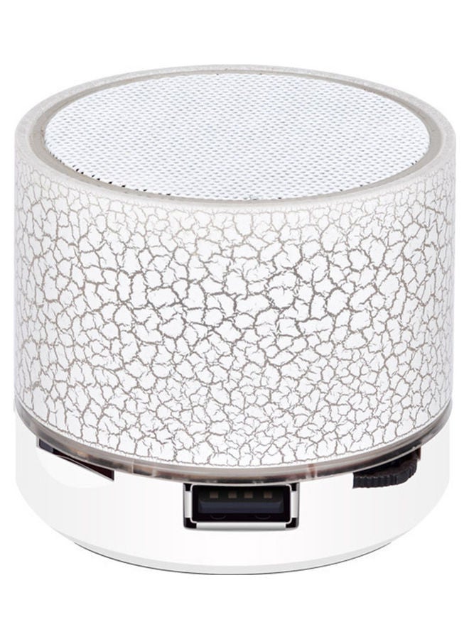 NIBEMINENT Portable Mini Wireless Bluetooth Speaker White 