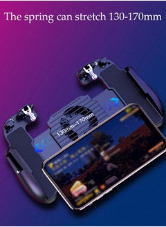 DUNISO 2 in 1 Phone Cooler for Gaming, Fast Phone Cooling Fan Gamepad, Mobile Game Controller, Cellphone Radiator for Mobile Gaming TikTok Live Stream, Fit All Types of iPhone Android Smartphones  - Image 4