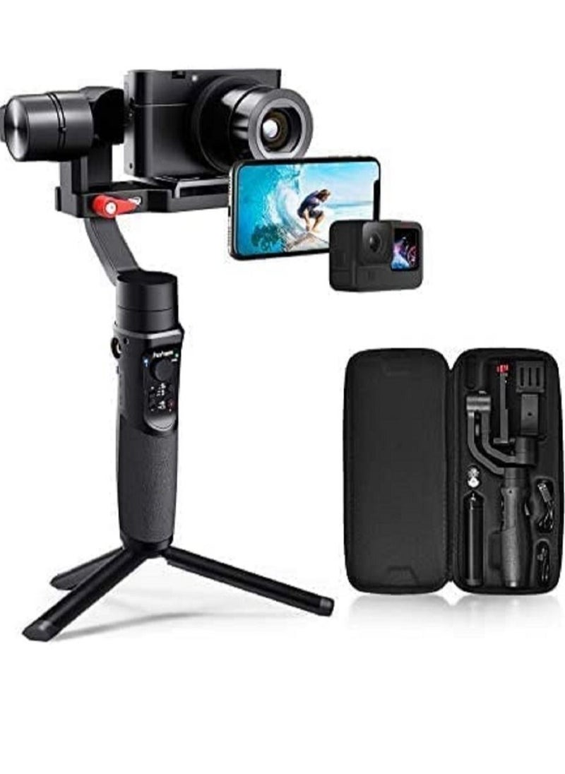 Generic - 3 AXIS GAMBLE FOR SMARTPHONE & ACTION CAMERA, 3 Axis Phone Gimbals, Built In Extension Rod, 3-Axis Stabilizer Handheld Gimbal - Image 1