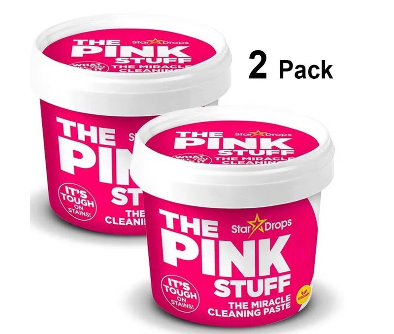 Stardrops The Pink Stuff Multipurpose Cleaning Paste 850g Pack of 2 – Powerful Stain, Grease & Rust Remover for Kitchen, Bathroom, Tiles & Sink Cleaner - Image 1