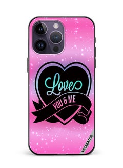 Protective Case Cover For Apple iPhone 15 Pro Max Love You And Me Design Multicolour