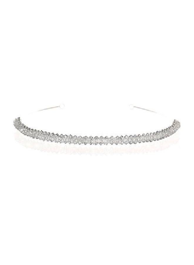 SAMKY Handmade Bridal Rhinestone Crystal Prom Wedding Headband Tiara T1097  - Image 2