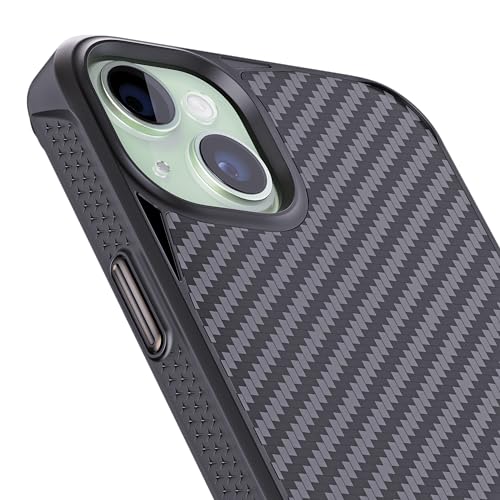 REBEL Case for iPhone 15 Plus [Gen-5 Aramid Fiber] Strong MagSafe Compatible, Grippy Sides, Shockproof Corners, CNC Metal Buttons, Upgraded Protective Design, 6.7 Inch Phone 2023 (Black) - Image 2