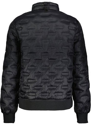 LUMBERJACK - Black Men's Coat 2WAMOTTCOAT3PR - Image 1