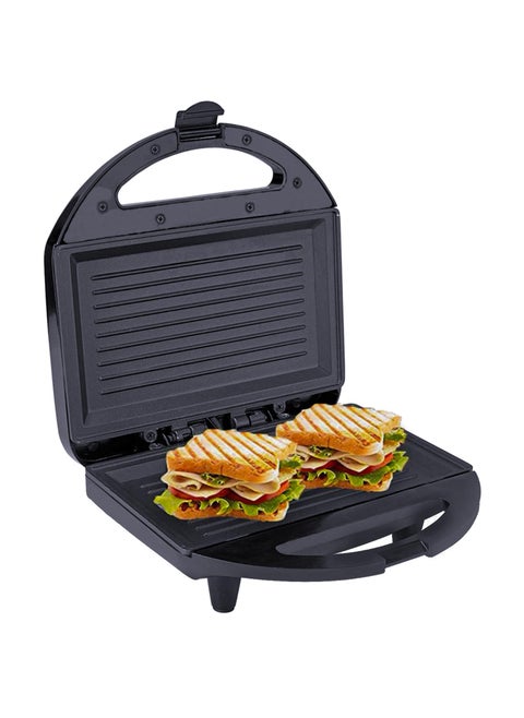 Lifelong Sandwich Griller 750 W Classic Pro Auto Cut off Power Indicator Sandwich Maker with 4 Slice NonStick Fixed Plates for Sandwiches at Home with 1 Year Warranty Black LLSM120G