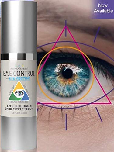 AminoGenesis EYE Control with EyeFective Lid Lifting Dark Circle Serum New for 2021 Patented Eyelid lifting Plant Derived Formula Watch Video - Image 4