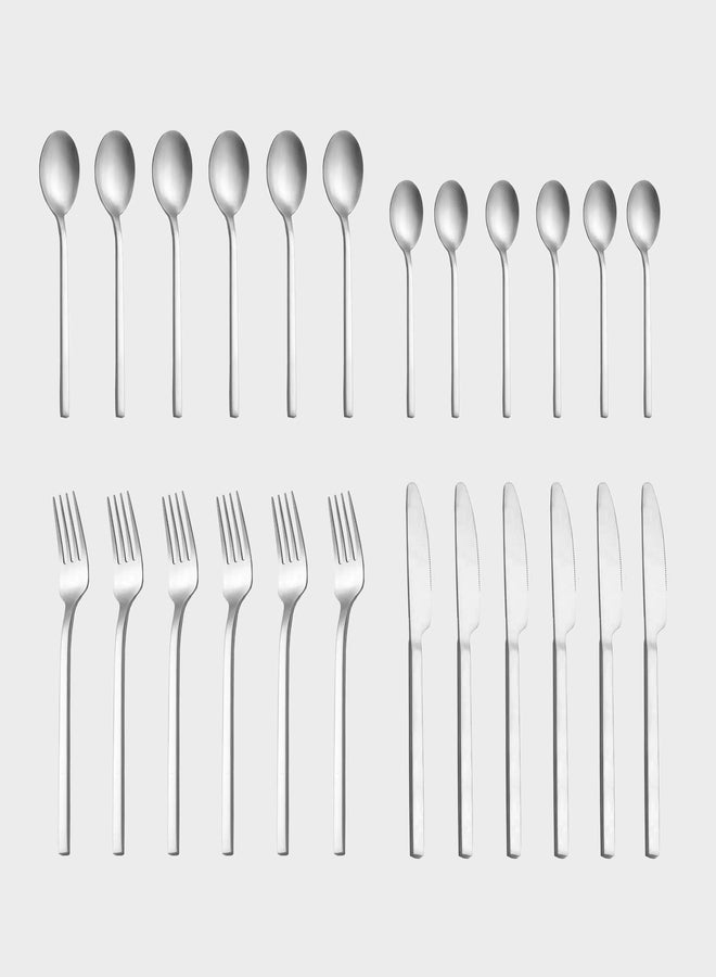 VAV GET 24-Piece Flatware Cutlery Set For 6 People - Image 3