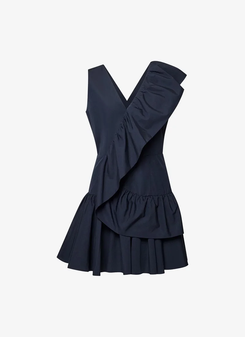 French Connection  Women's Black Era Poplin Mini Dress for Women | Best Price UAE