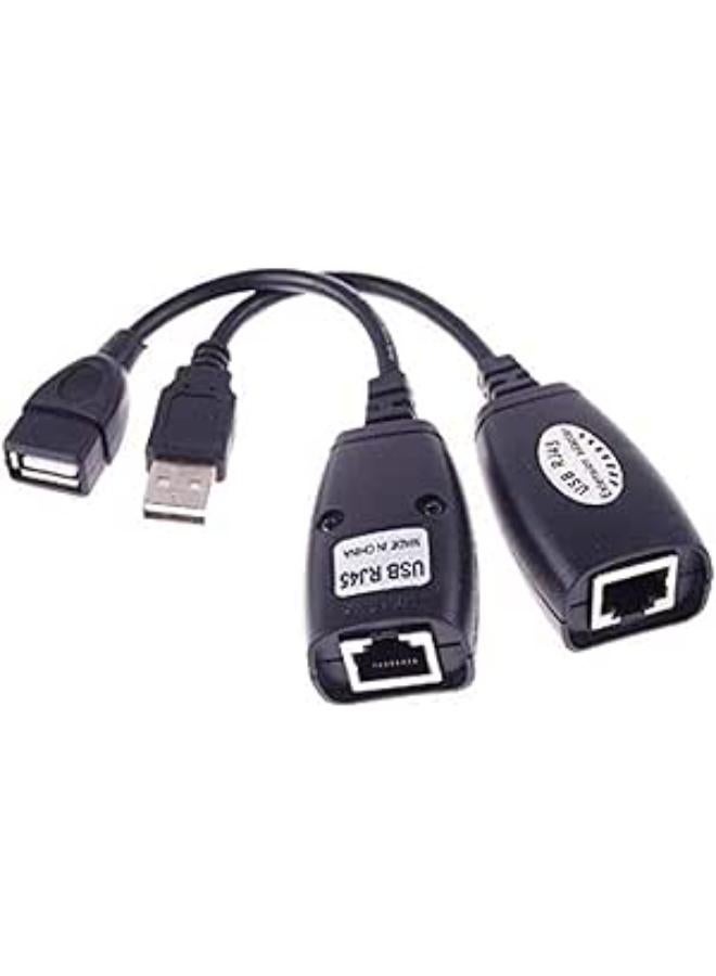 Generic USB CAT5/CAT5E/6 RJ45 LAN EXTENSION ADAPTER CABLE 150FT [C806] 