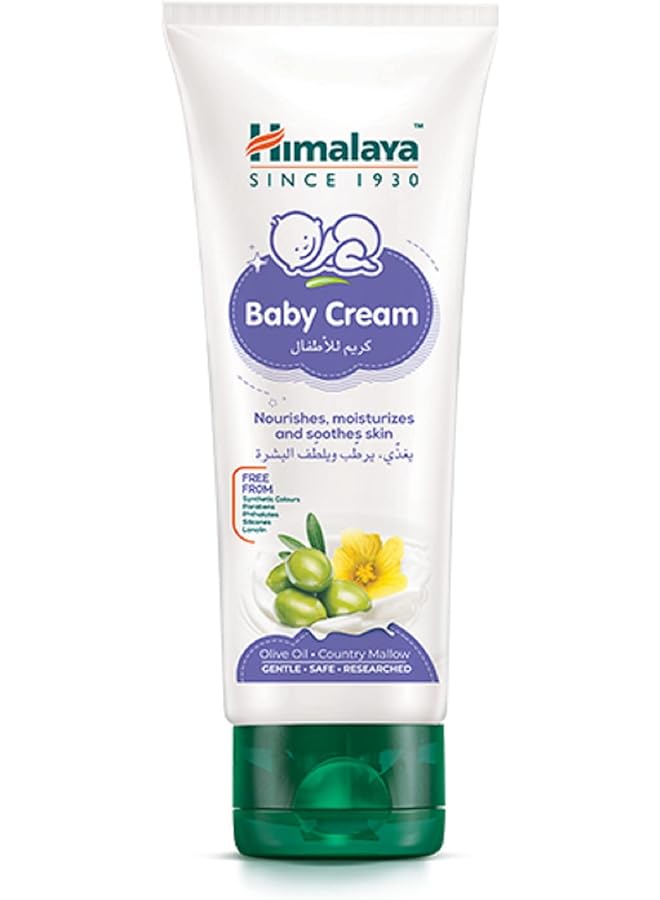 Himalaya Baby Cream Is A No Parabens Mineral Oil Soft And Light Textured Daily Use Cream 100Ml - Image 1