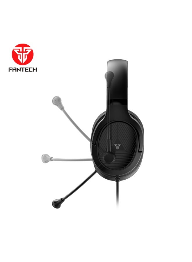 FANTECH TRINITY MH88 MULTI PLATFORM GAMING HEADSET BLACK - Image 5