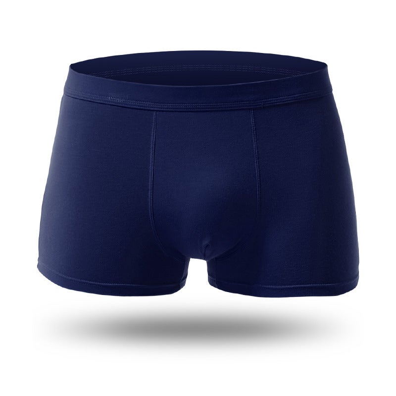 Mens Plus Size Loose Boxer BriefsNarrow belt sapphire blue Narrow belt sapphire blue