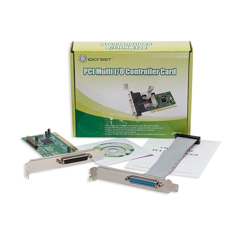 BigPlayer SYB-SY-PCI10002 I/O Card 2Port Parallel Printer PCI Netmos 9865 Chip - Image 5