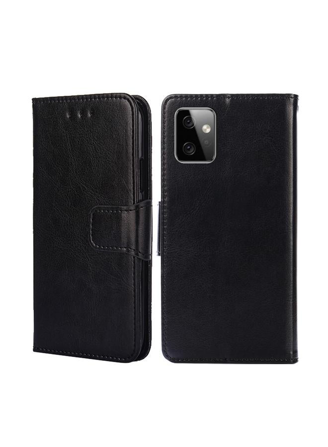 اس-توب جراب لهاتف موتورولا موتو جي باور 2023 مصنوع من الجلد بنقشة الكريستال - Image 1