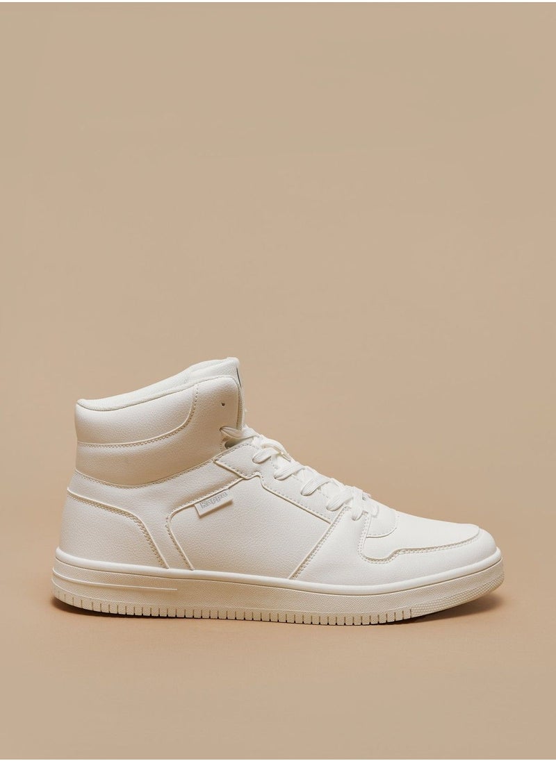 Kappa - Mens Lace Up High Top Sneakers - Image 1