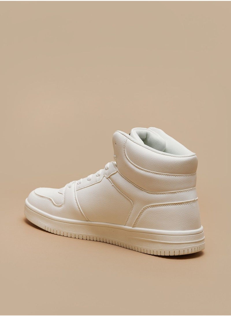 Kappa - Mens Lace Up High Top Sneakers - Image 1