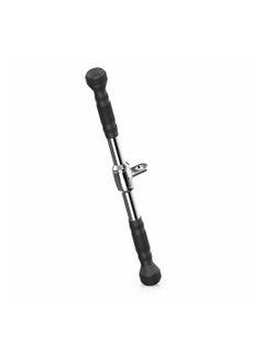Generic Straight Bar Cable Attachment, Pull Down Bar with Non-Slip Handles, Heavy Duty Steel Pull Down Bar for Home Gym Strength Training Workout, Accessories for Fitness Equipment  - Image 2