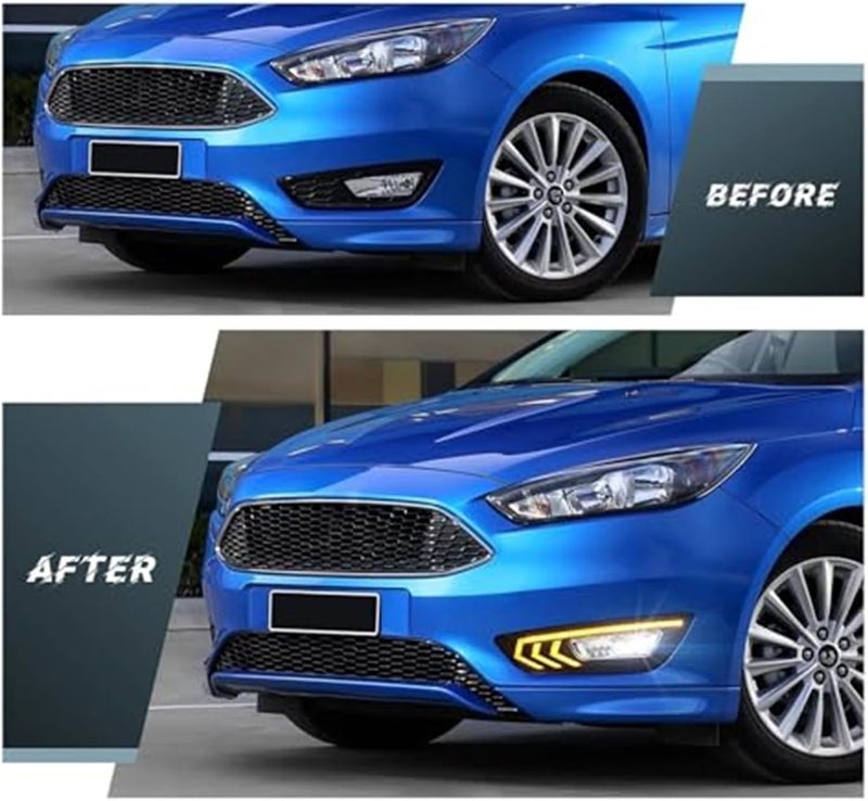 Wivplex DRL LED Fog Lamps for Ford Focus 2015-2018 - Image 2