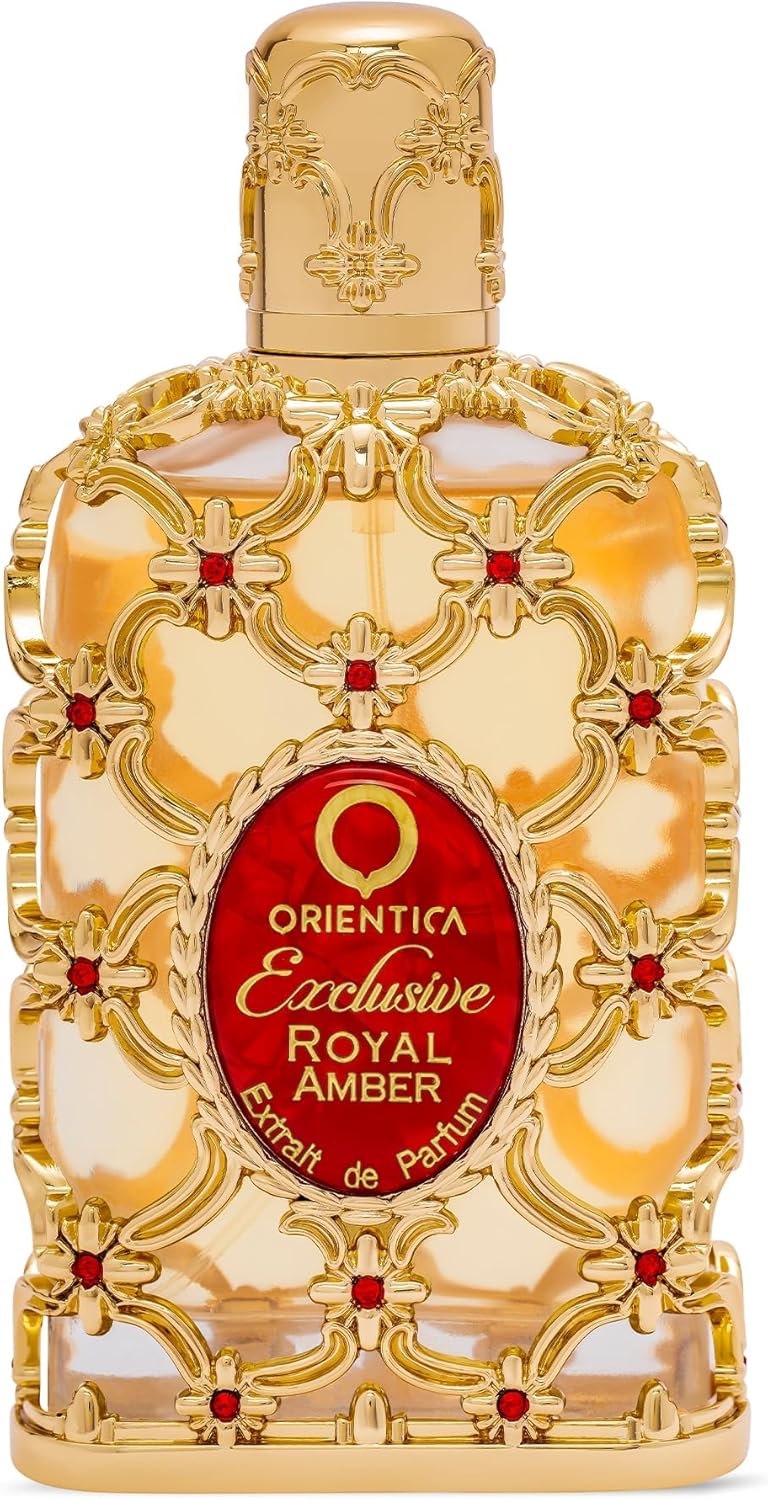 Orientica Luxury Exclusive Royal Amber Extrait de Parfum – Unisex Fruity Amber Fragrance – 2.7oz / 80ml - Image 1