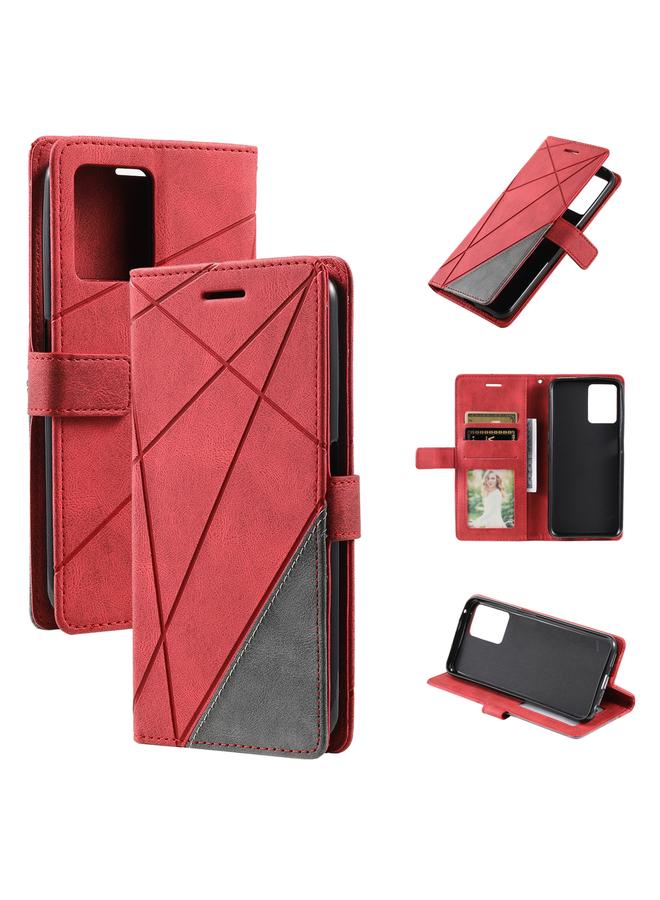 اس-توب جراب لهاتف OPPO Realme 9i جراب هاتف جلدي بملمس الجلد - Image 1