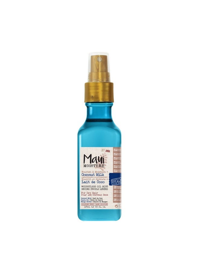 MAUI MOISTURE Maui Moisture Nourish & Moisture Coconut Milk Oil Mist 125m  - Image 1
