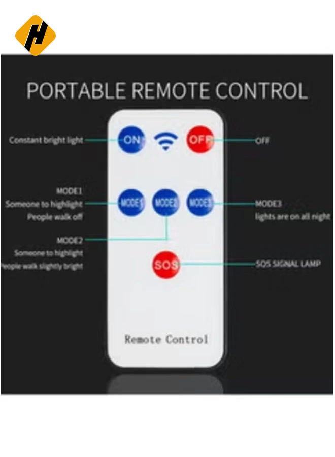 HuHa Solar Street Lights with Remote Control – Outdoor Dusk to Dawn Flood Lights for Enhanced Illumination  - Image 3