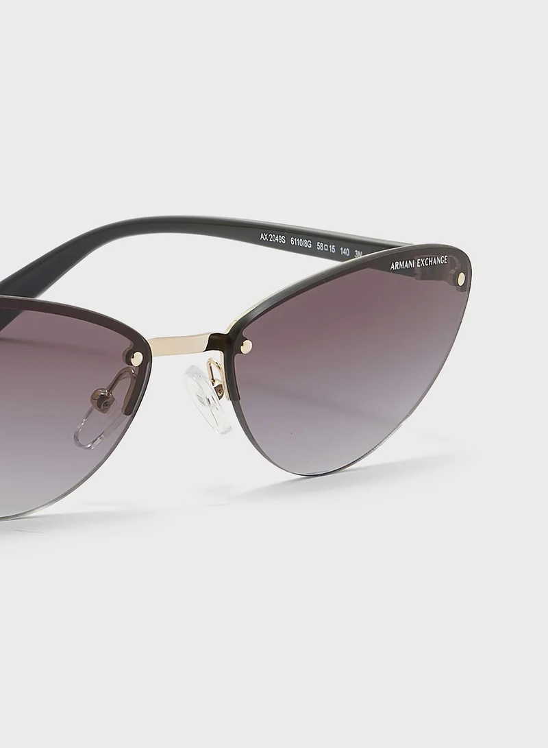 Armani Exchange 0Ax2049S Shape Sunglasses