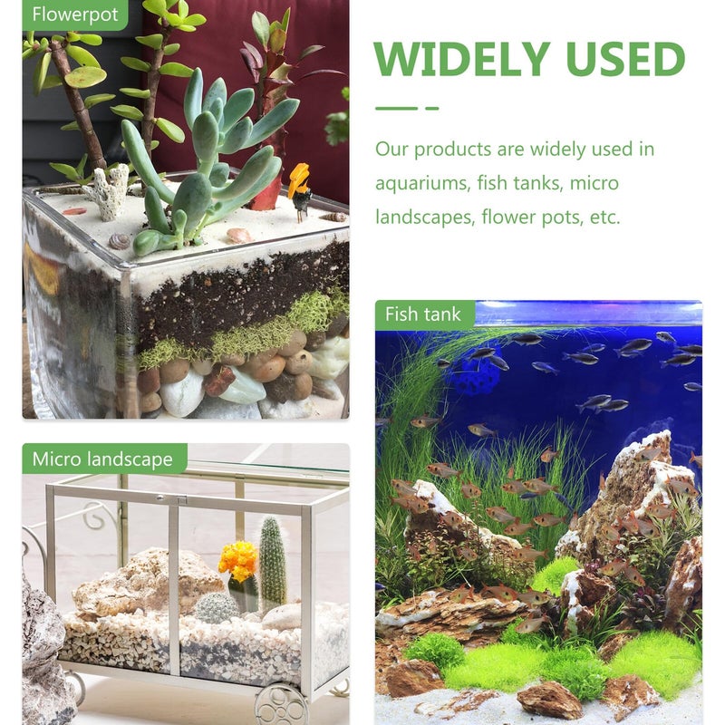 20pcs Artificial Aquarium Plants Plastic Betta Leaf Decorations Small Fish Tank Accessories - Image 4