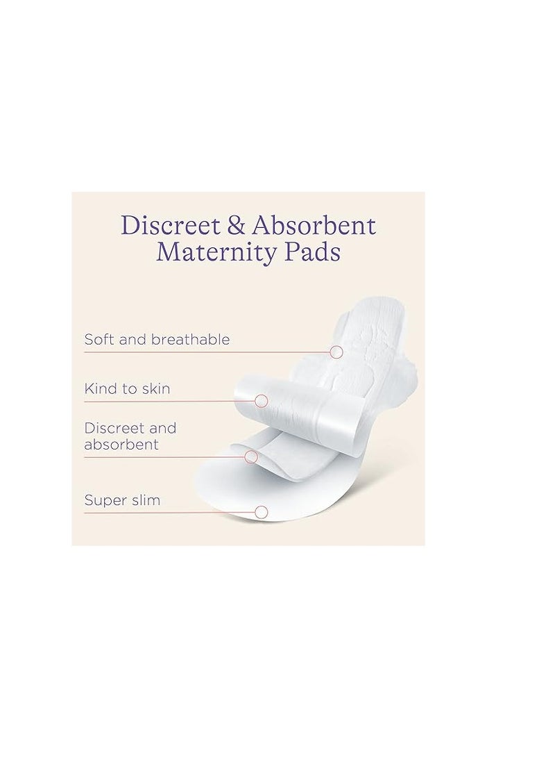Lansinoh Discreet & Absorbent Maternity Pads, Leak Guard Protection, Soft and Breathable, Kind to Skin, Super Slim, 2+ Weeks Post Birth, Pack of 12 - Image 4