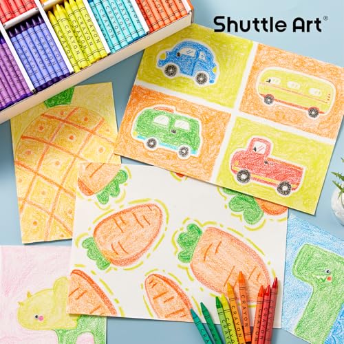 Shuttle Art Crayon Bulk Class Pack - 720 Count, 18 Assorted Colors with 40 Crayons per Color, Non-Toxic Bulk Crayon School Supplies for Teachers and Kids Arts & Crafts Supplies - Image 5