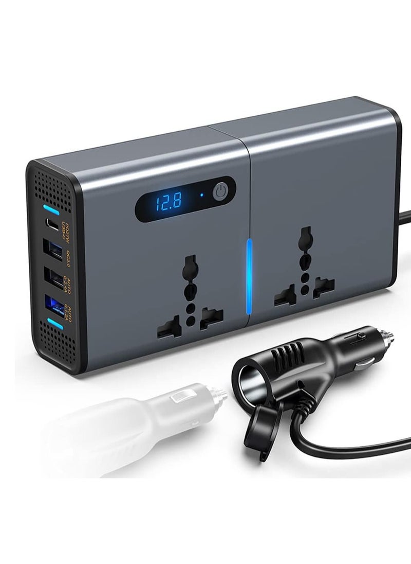 ELTRAZONE - Compact 200W DC to AC Car Inverter – Multi-Port Charging Solution for Vehicles - Image 1