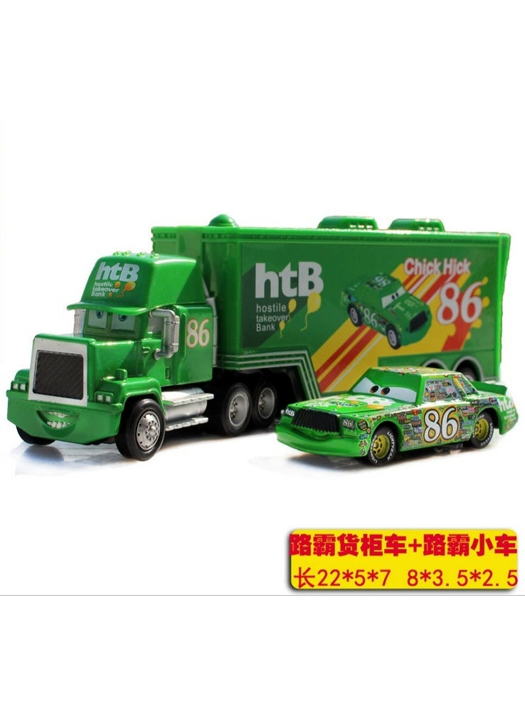 general Movie Cars 2 3 Hauler Mack Truck (Model 86) Heavy-duty truck and 86-series roadster car