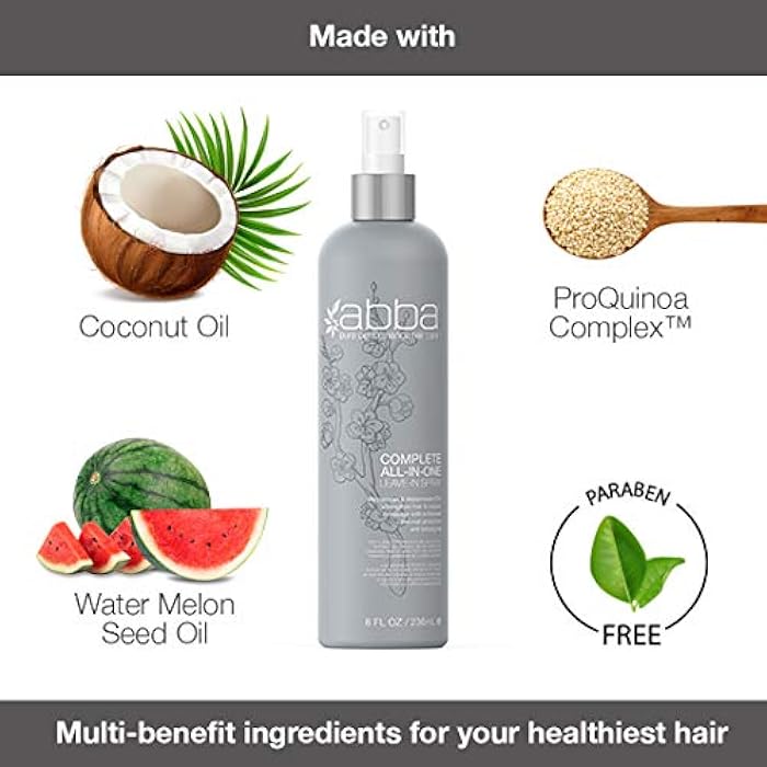 ABBA - Pure Essentials Value Trio – Shampoo, Conditioner & Bonus All-In-One Leave-In Spray - Image 4