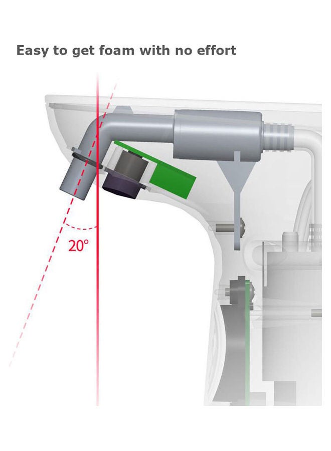 NIBEMINENT Touchless and IR Sensor Soap Dispenser NA-H7534 Blue/White - Image 5