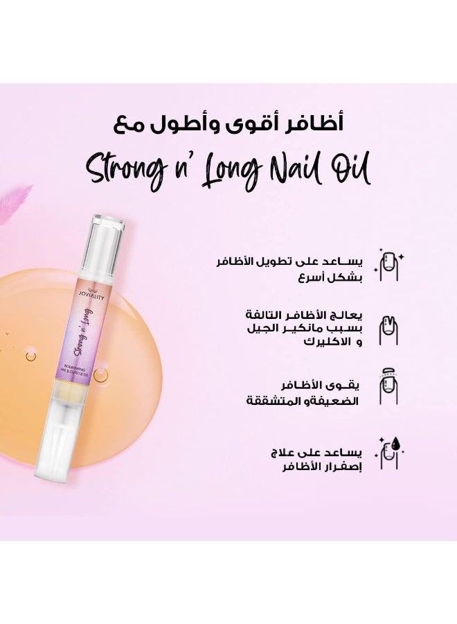 JOVIALITY Strong N' Long Nourishing Nail & Cuticle Oil 4ml - Image 3