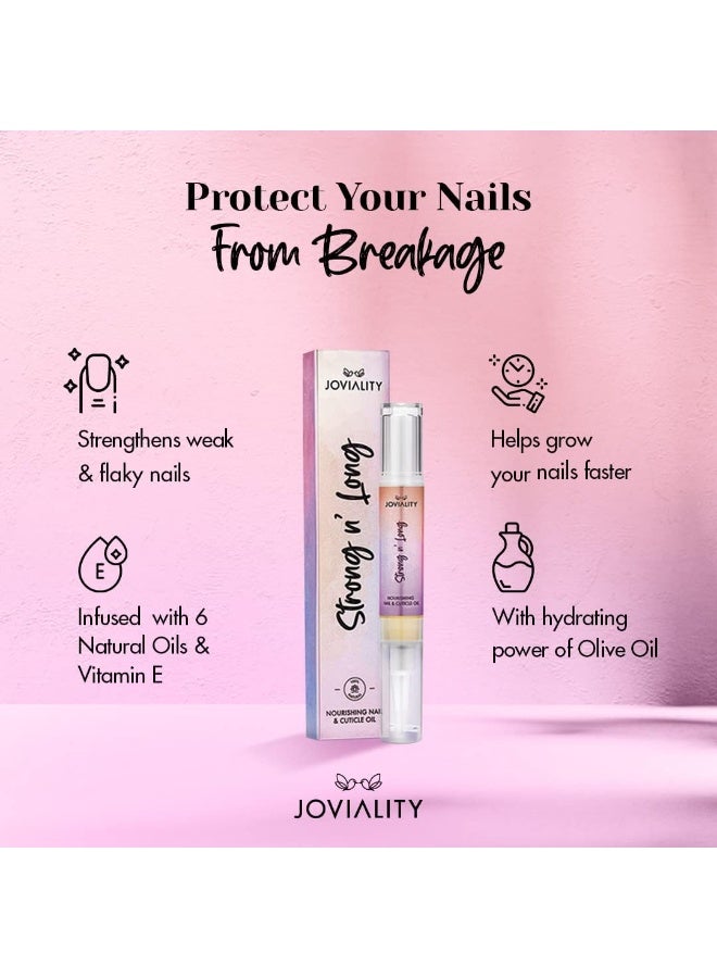 JOVIALITY Strong N' Long Nourishing Nail & Cuticle Oil 4ml - Image 2