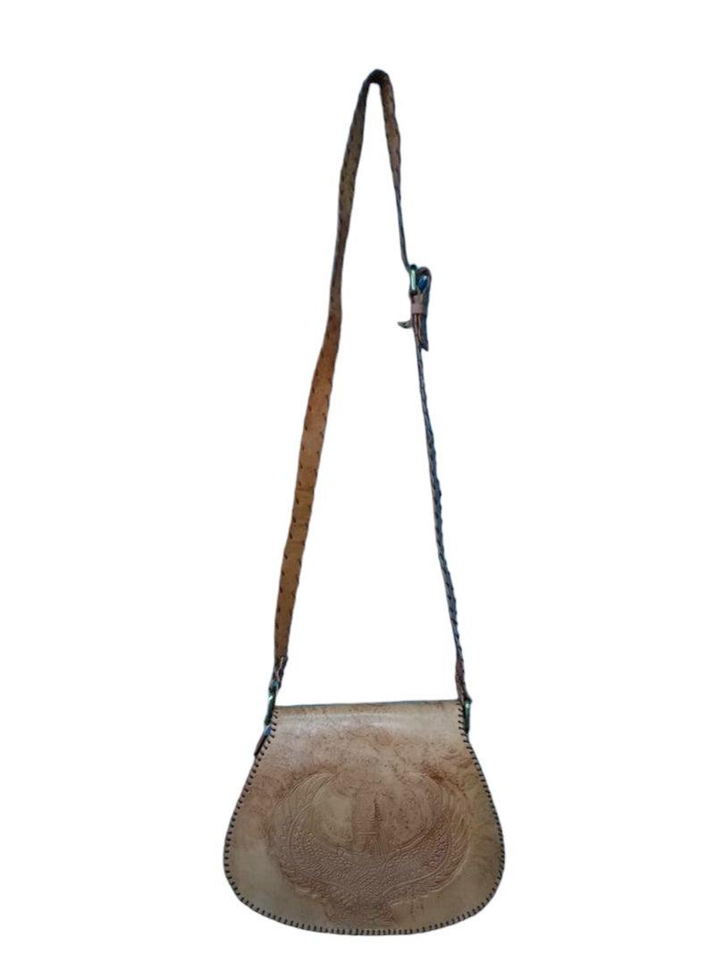 Sheer - Fashionable Leather Crossbody Bag - Image 1