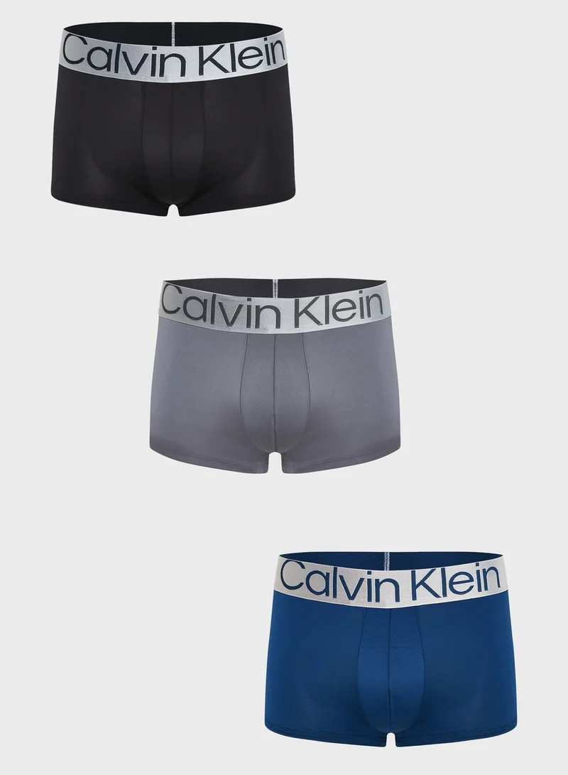 CALVIN KLEIN 3 Pack Assorted Trunks