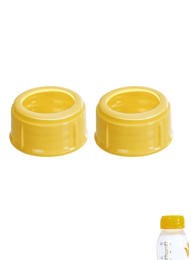 MaiTianna 2PCS Replacement Collar Rings for Medela Bottles 5oz & 8oz,Bottle Caps Compatible with Plastic & Glass Bottles | Mess Free No Leak or Spill, BPA Free（No Bottle） - Image 1