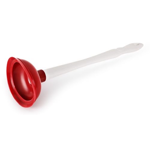 Kleeno Cello Kleeno Max Multifunctional Plunger | Enhanced Pressure, Fit, and Suction | Plastic Handle For Comfortable Grip | Compact Design with Ergonomic Handle and Long-Lasting Durability | Red - Image 2