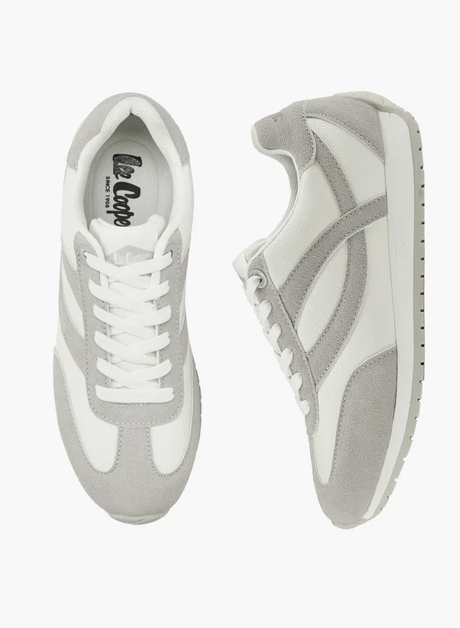 لي كوبر Women's Panelled Lace-Up Sneakers