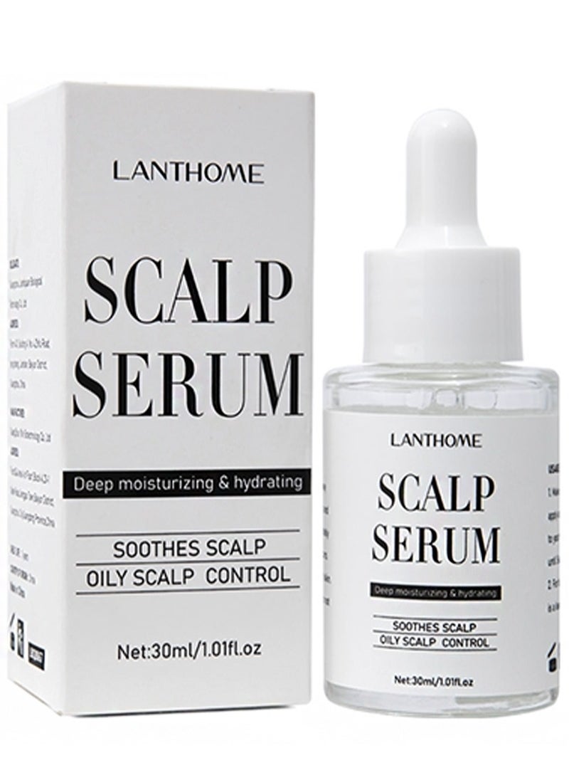 Lanthome - Scalp Serum for Dry and Itchy Scalp - Promote Scalp Health - Clarifying Scalp Scrub for Healthier and Stronger Hair，Hair Regrowth Serum for Thinning Hair, Hair Loss, Frizzy and Damaged Hair - Image 1