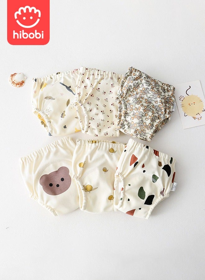 hibobi 6 pack waterproof washable baby gauze diapers - Image 1