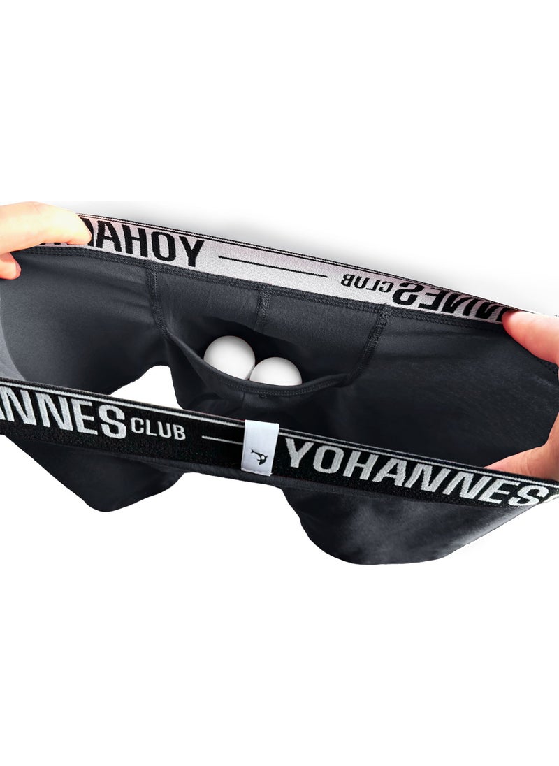 Yohannes Club - men, Special Pouch Cotton Boxer, single, Smoke - Image 1